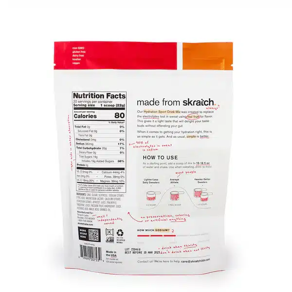 Điện giải thể thao Skratch 2 Điện giải thể thao Skratch - Ảnh 2