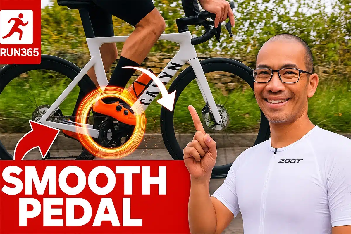 Kỹ thuật đạp xe hiệu quả với smooth pedal giúp bạn hoàn thành Ironman 70.3 mà không gãy phần chạy