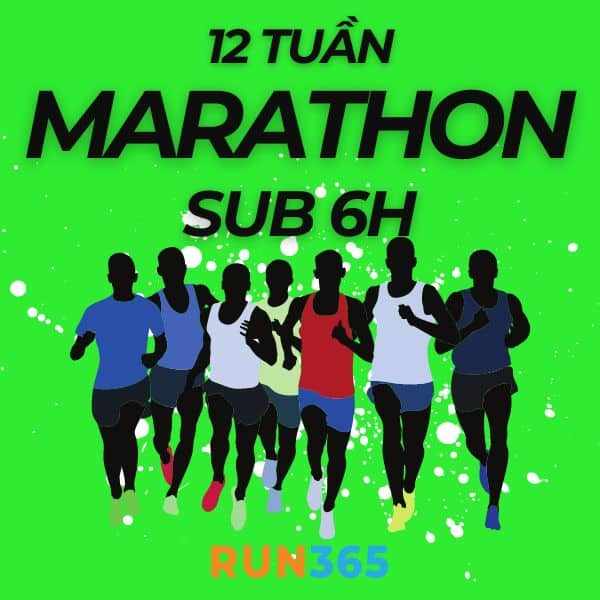giáo án chạy bộ, giáo án chạy Marathon, giáo án chạy Marathon sub 6h, run365, huấn luyện viên chạy bộ